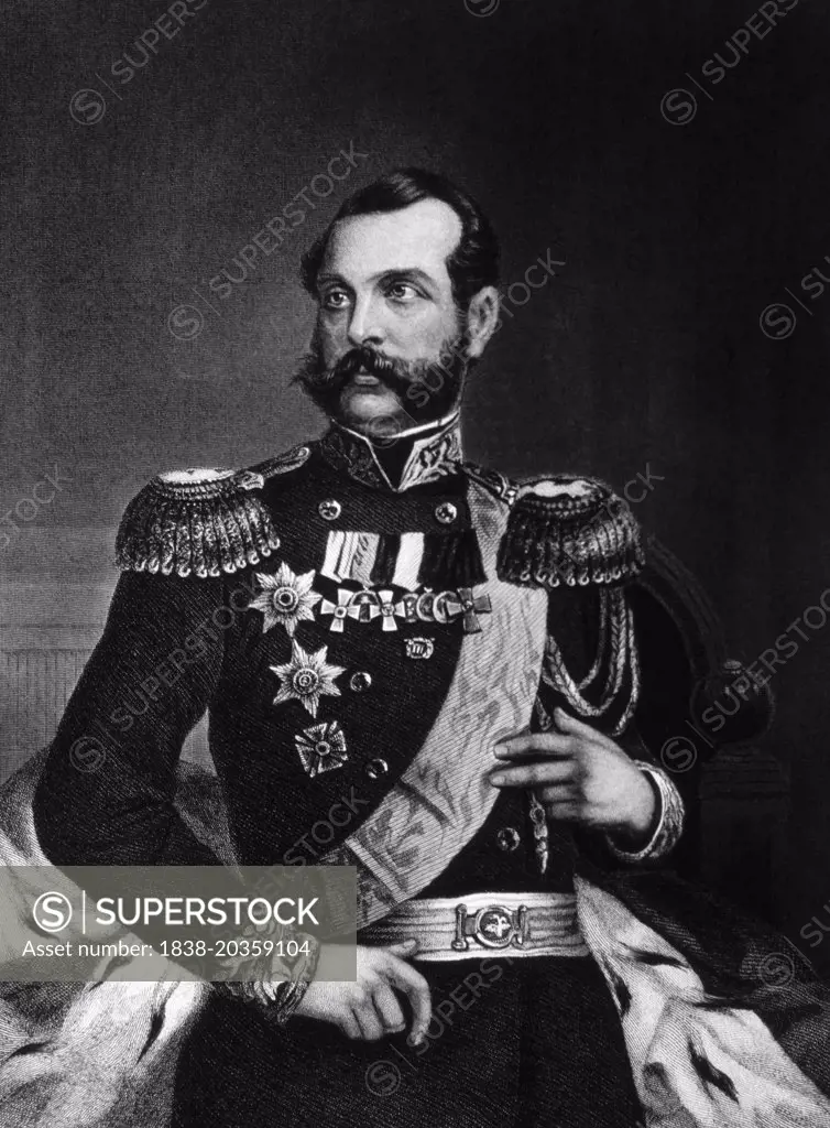 Alexander II (1818-1881), Emperor of Russia 1855-1881, Portrait, 