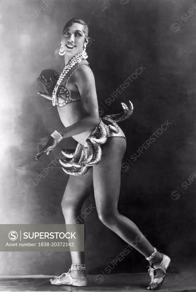 Josephine Baker, La Folie Du Jour revue at Folies-Bergere, Paris, 1926