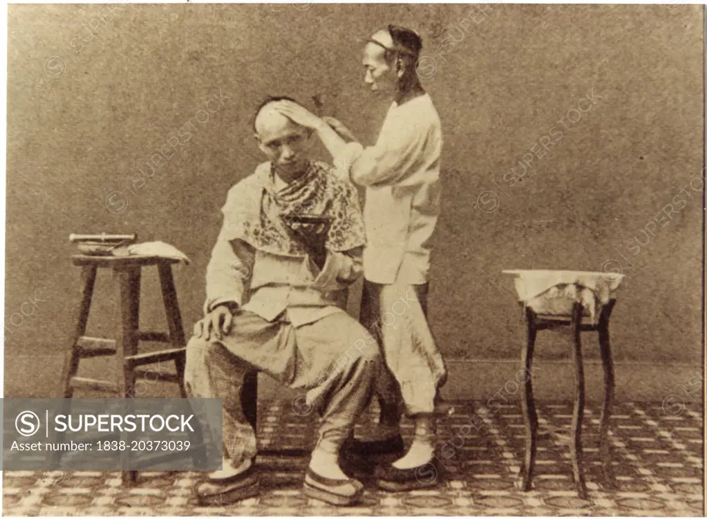 Barber, China, circa 1900's