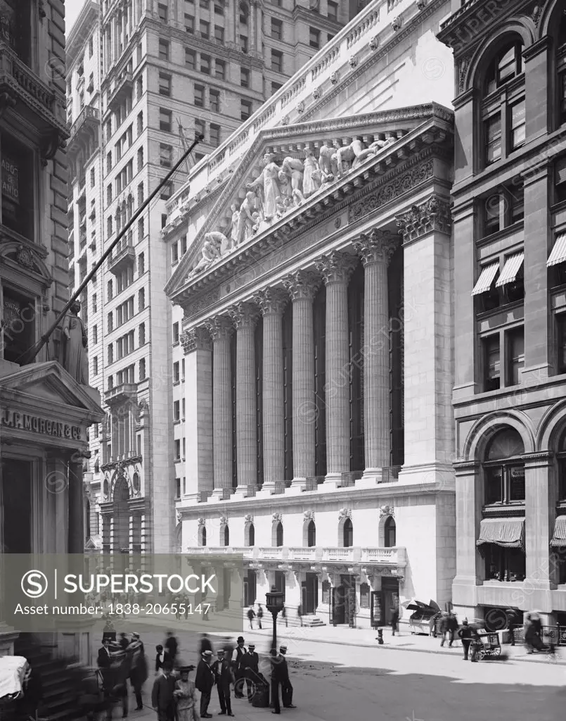 New York Stock Exchange, New York City, USA, circa 1904