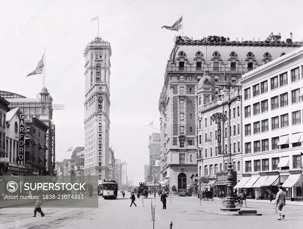 Times Square, New York City, USA, circa 1908