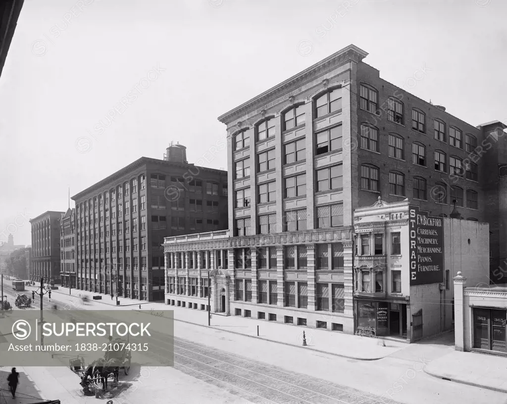 Eastman Kodak Company, Factory and Main Office, State Street, Rochester, New York, USA, circa 1910