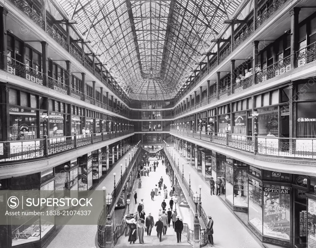 Arcade, Cleveland, Ohio, USA, circa 1915