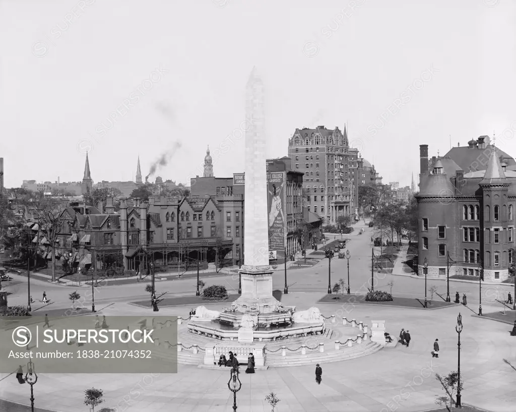 McKinley Monument, Buffalo, New York, USA, circa 1910