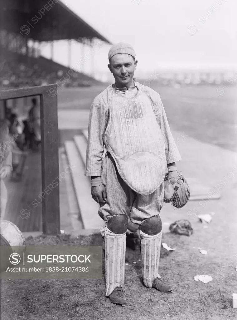 Chester "Pinch" Thomas, Major League Baseball Player, Boston Red Sox, Portrait, circa 1913