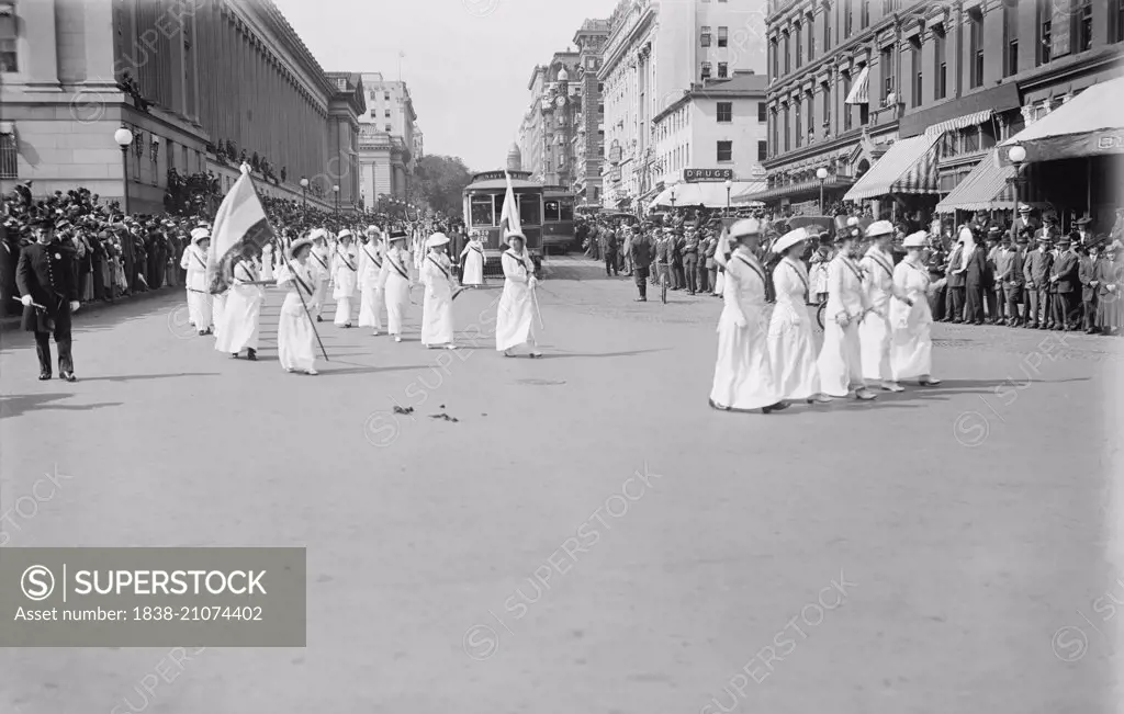 Woman Suffrage Parade, Washington DC, USA, May 1914