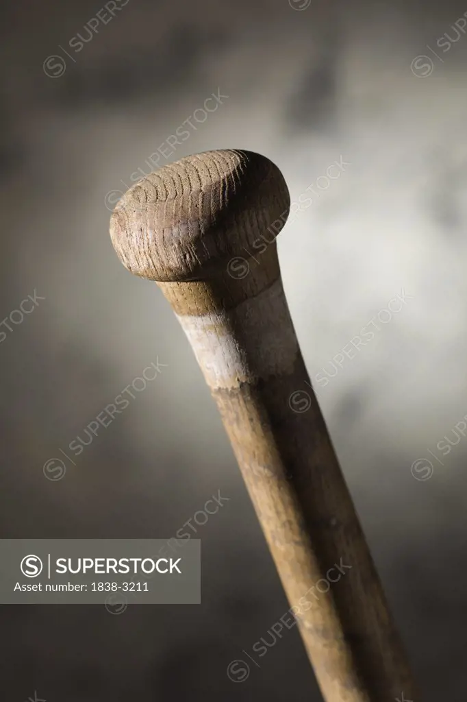 Old Wooden Baseball Bat
