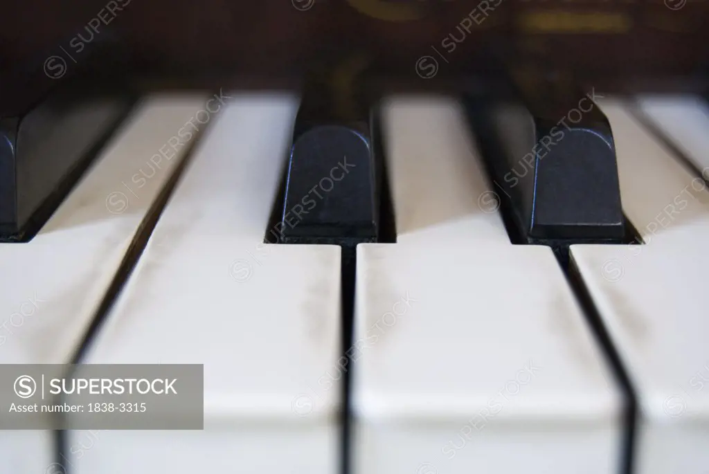 Piano Keys Close-up II 