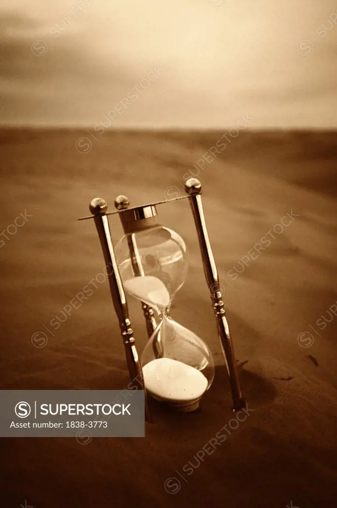 Hourglass in the Desert Sands