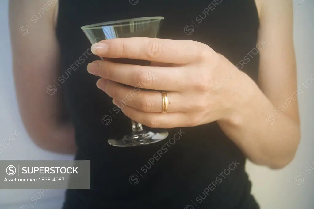 Woman Holding Wine Glass 2