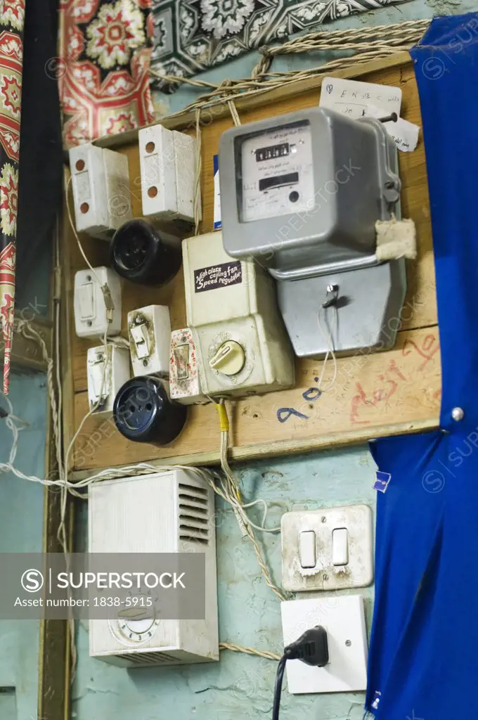 Ramshackle electrical installation