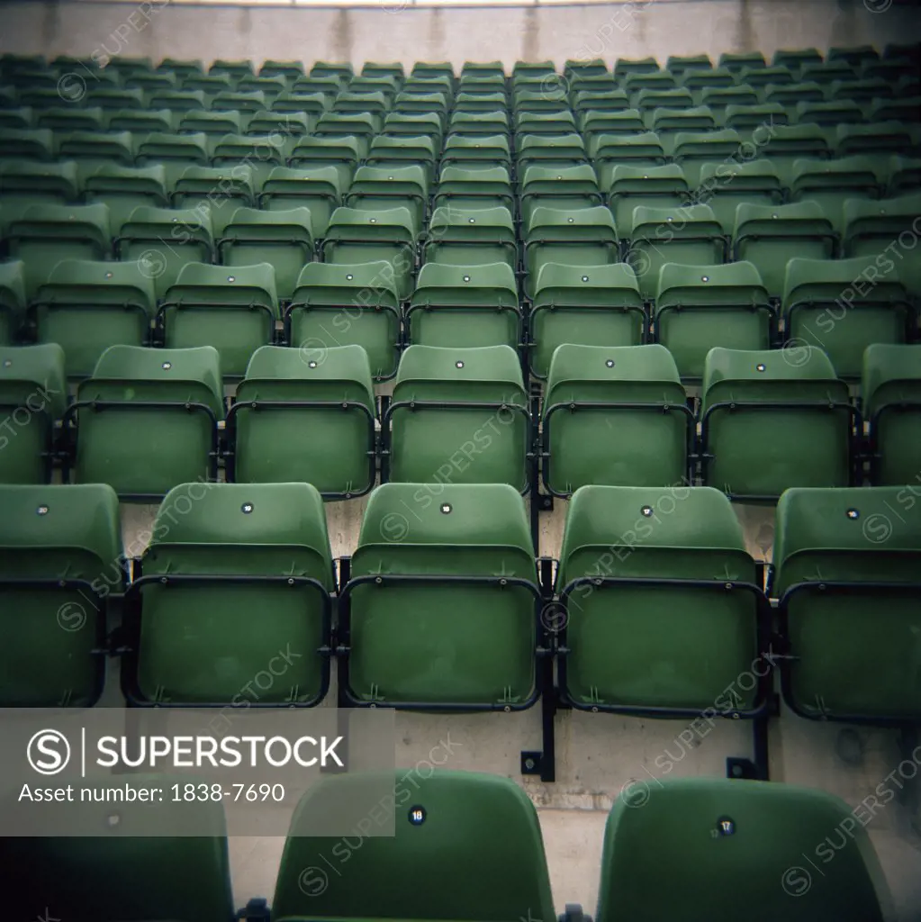 Empty Stadium Seating