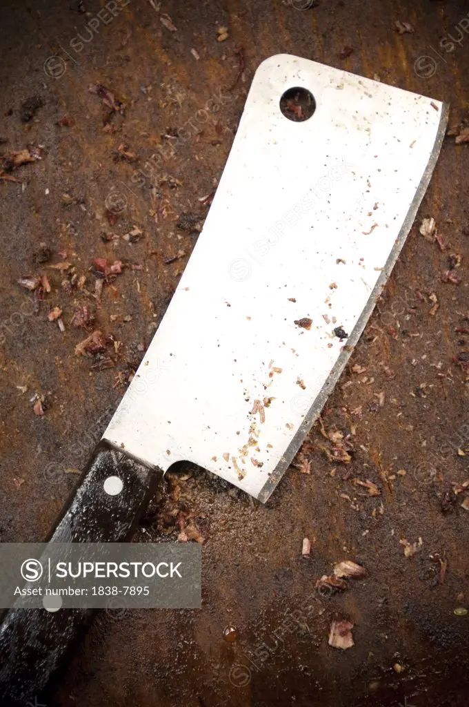 Used Meat Cleaver