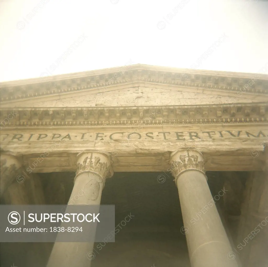 Pantheon, Low Angle View, Rome, Italy
