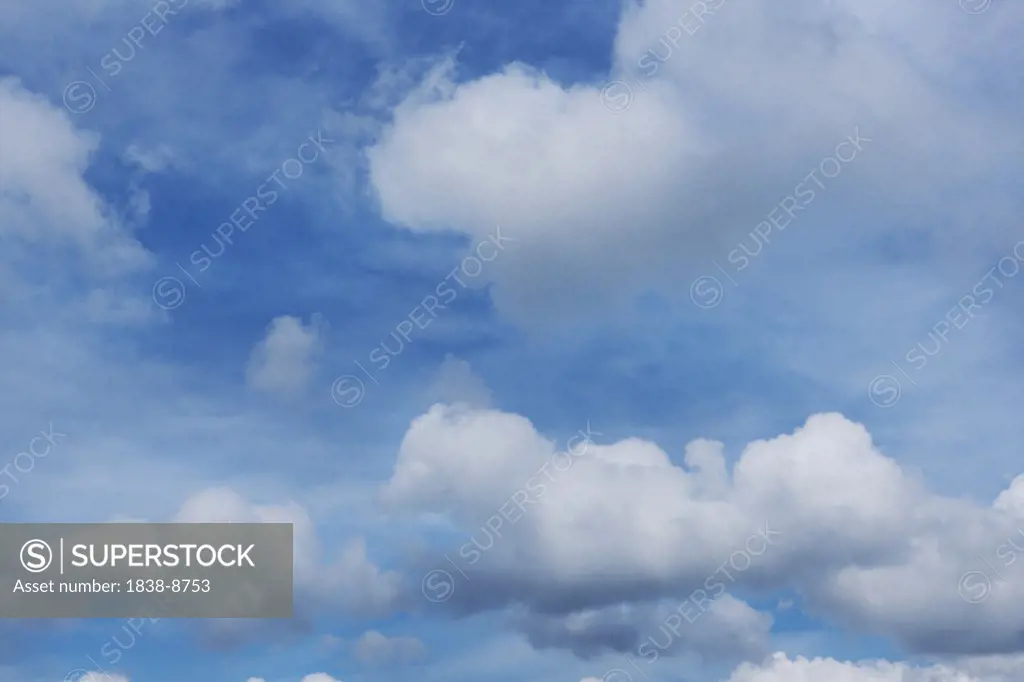 Blue Sky With White Clouds