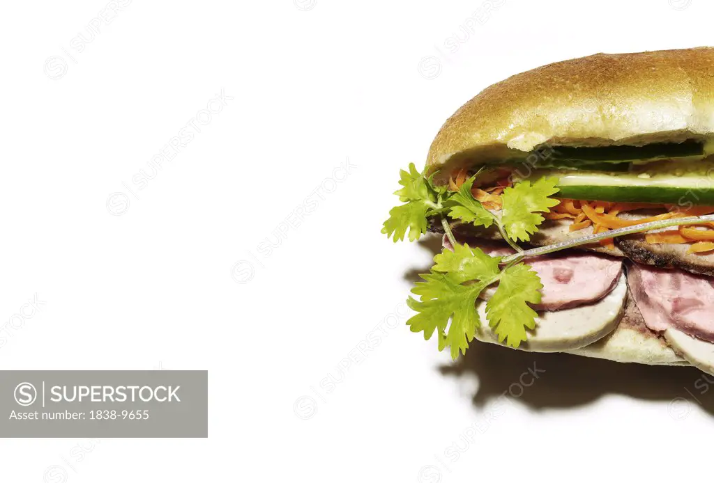 Sliced Meat Hero Sandwich