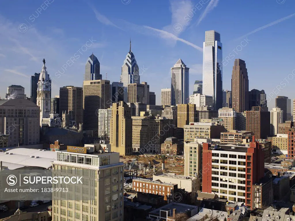 Skyline, Philadelphia, Pennsylvania, USA