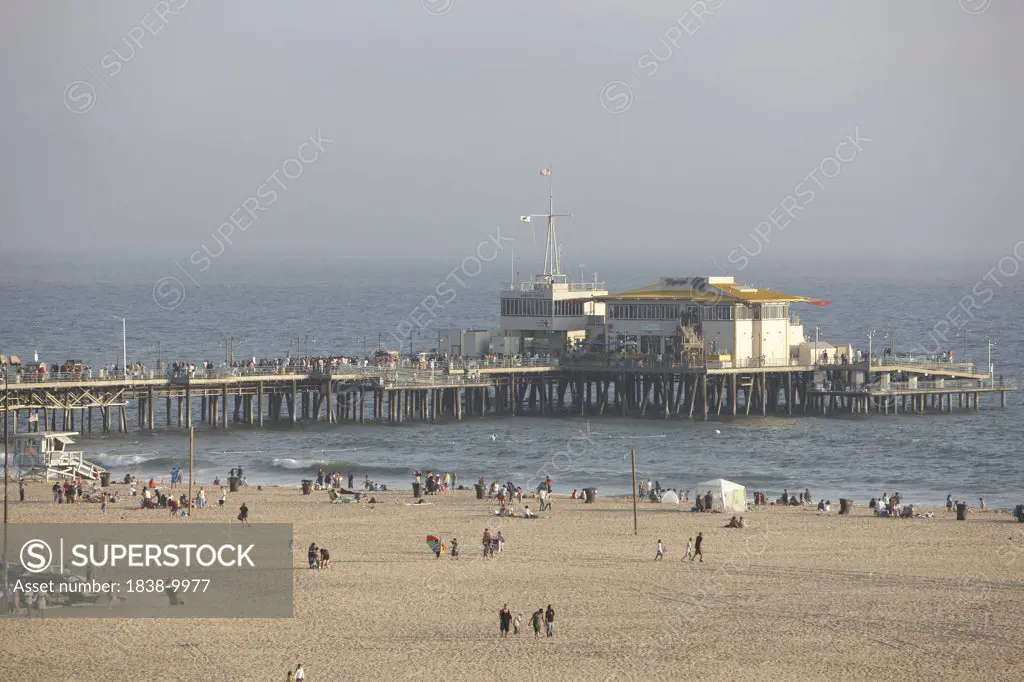 Beach and Pier, Venice Beach, California, USA