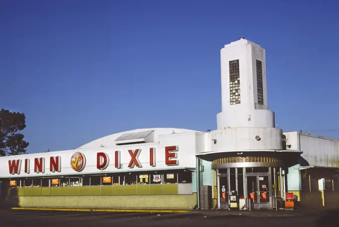 Winn Dixie Supermarket, Jacksonville, Florida, USA, John Margolies Roadside America Photograph Archive, 1979