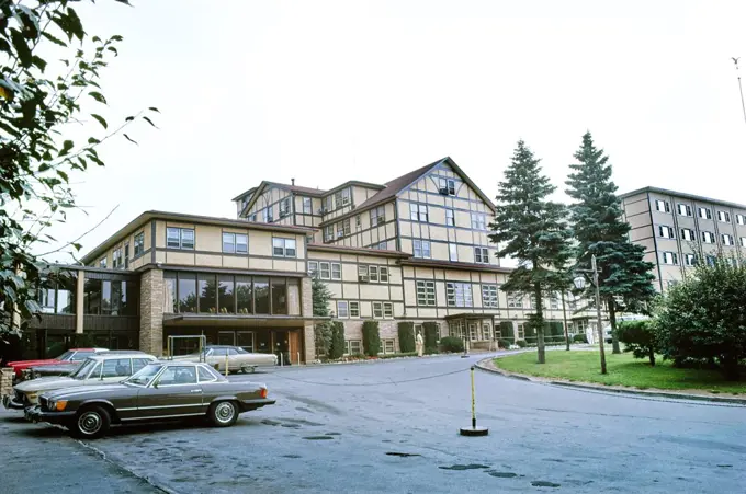 Grossinger's Hotel and Resort, Liberty, New York, USA, John Margolies Roadside America Photograph Archive, 1976