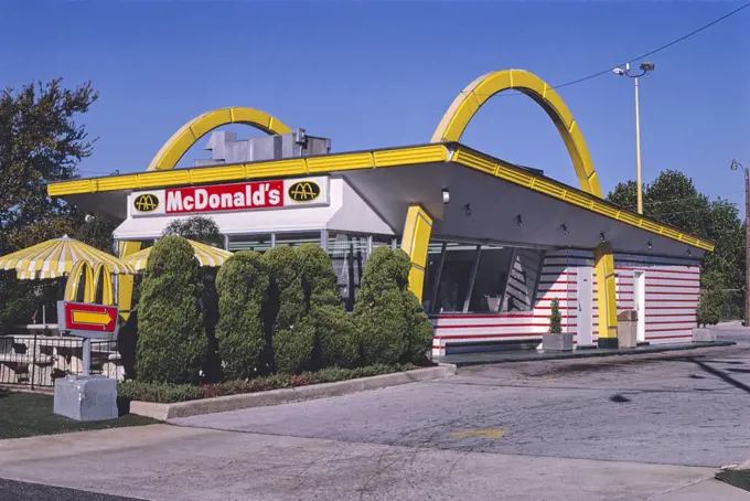 McDonald's, Route 11, Birmingham, Alabama, USA, John Margolies Roadside America Photograph Archive, 1980