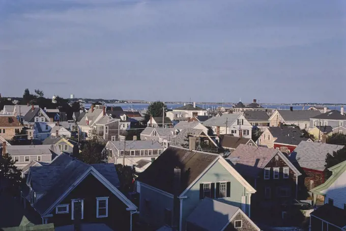 Rooftops, Provincetown, Massachusetts, USA, John Margolies Roadside America Photograph Archive, 1984