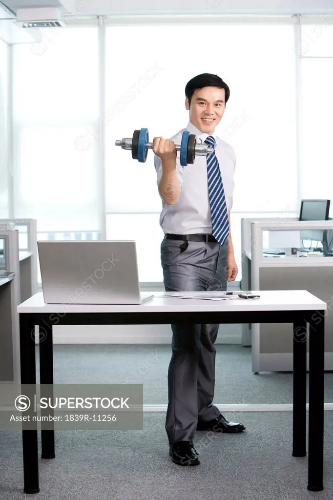 Working out in the office