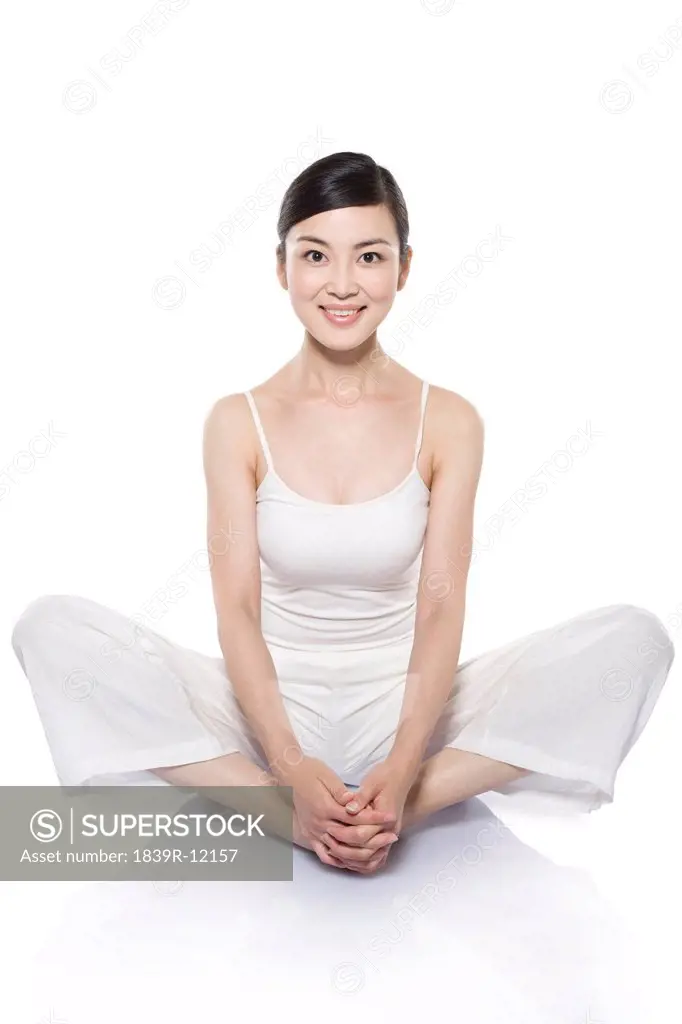 Young woman Stretching