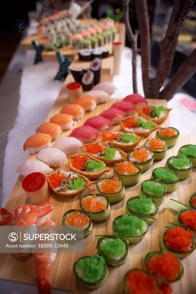 Close_up of sushi