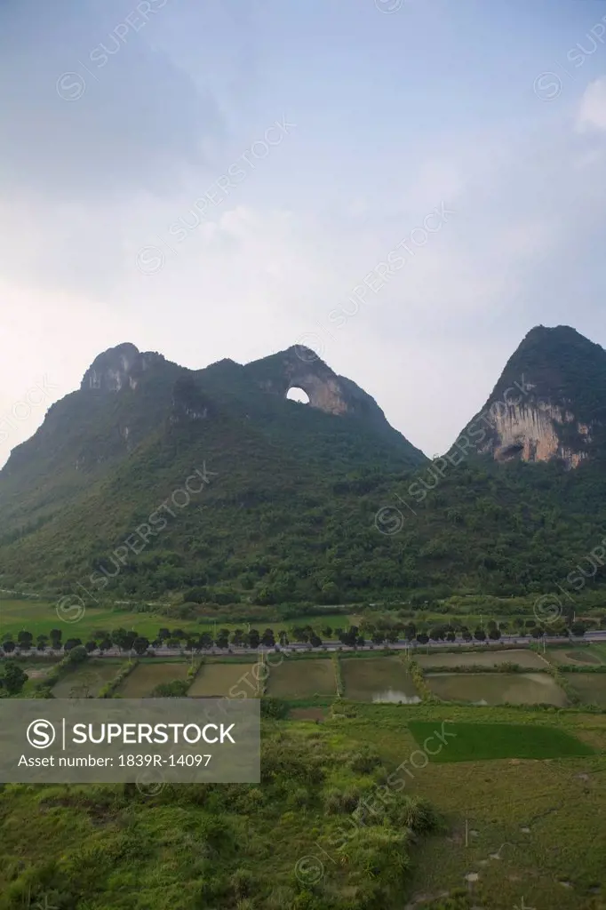 A view of the Guilin Hills