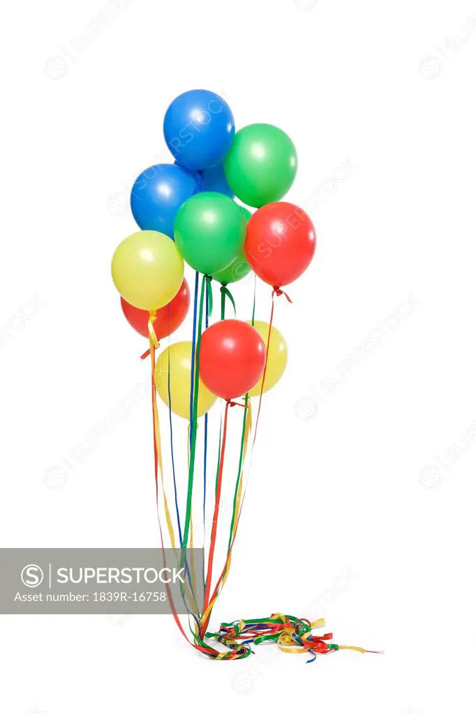 Bunch of helium balloons
