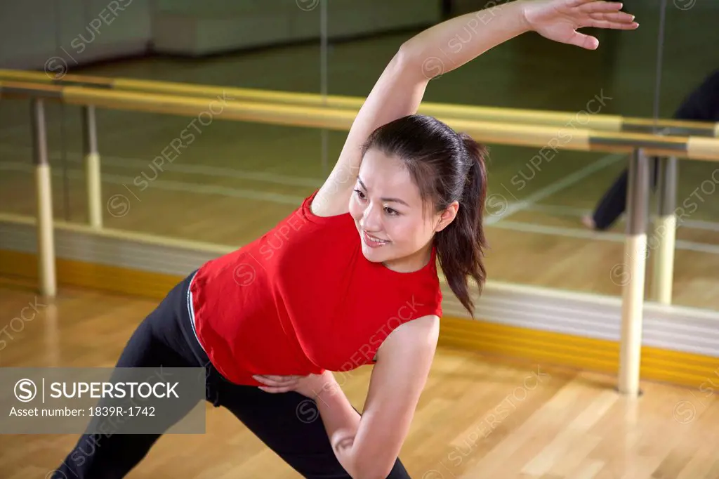 Young Woman Stretching