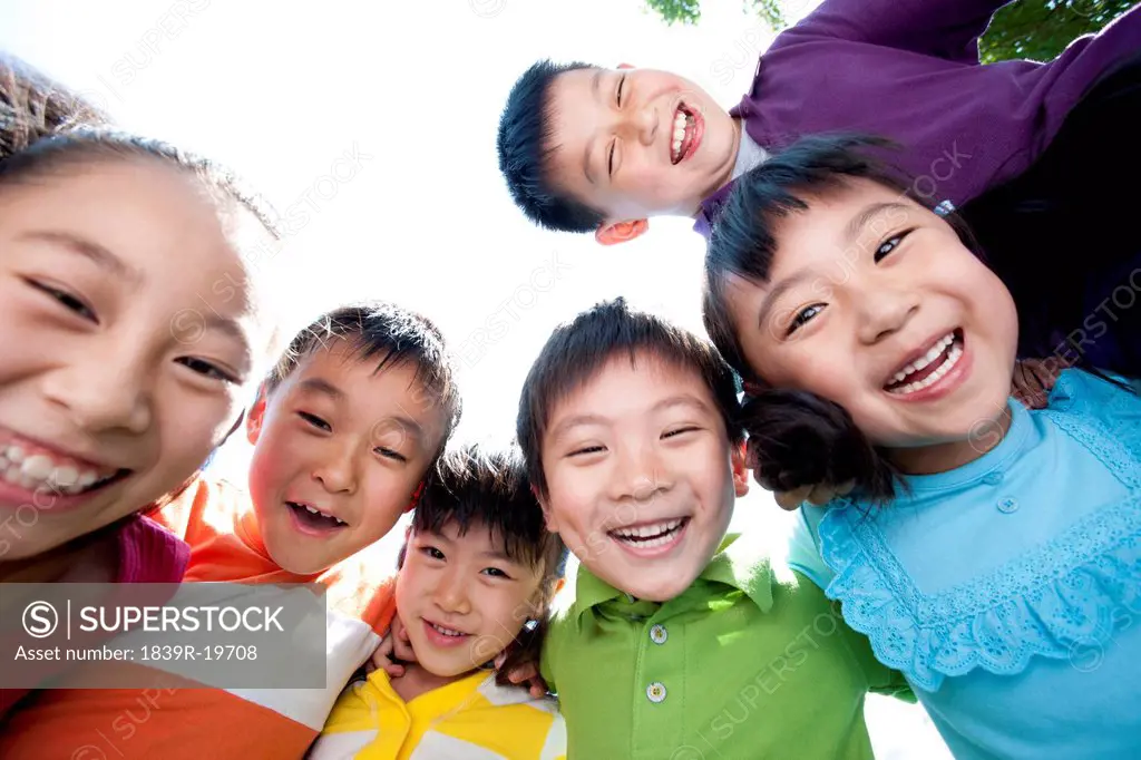 Picture of Children from Below