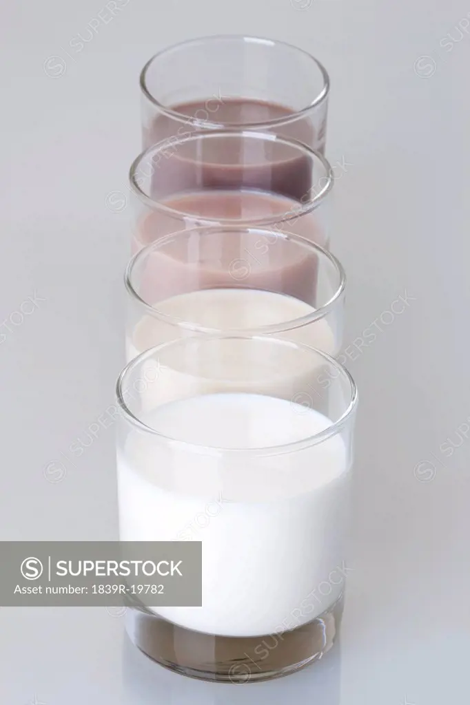 Different kinds of milk