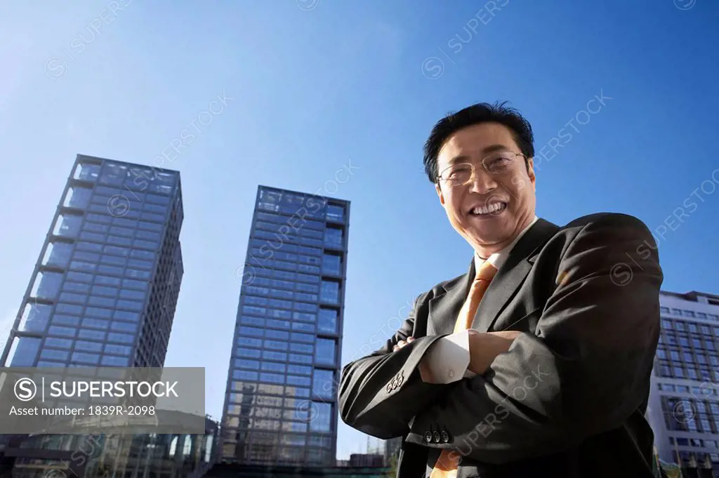 Portrait Of Happy Businessman