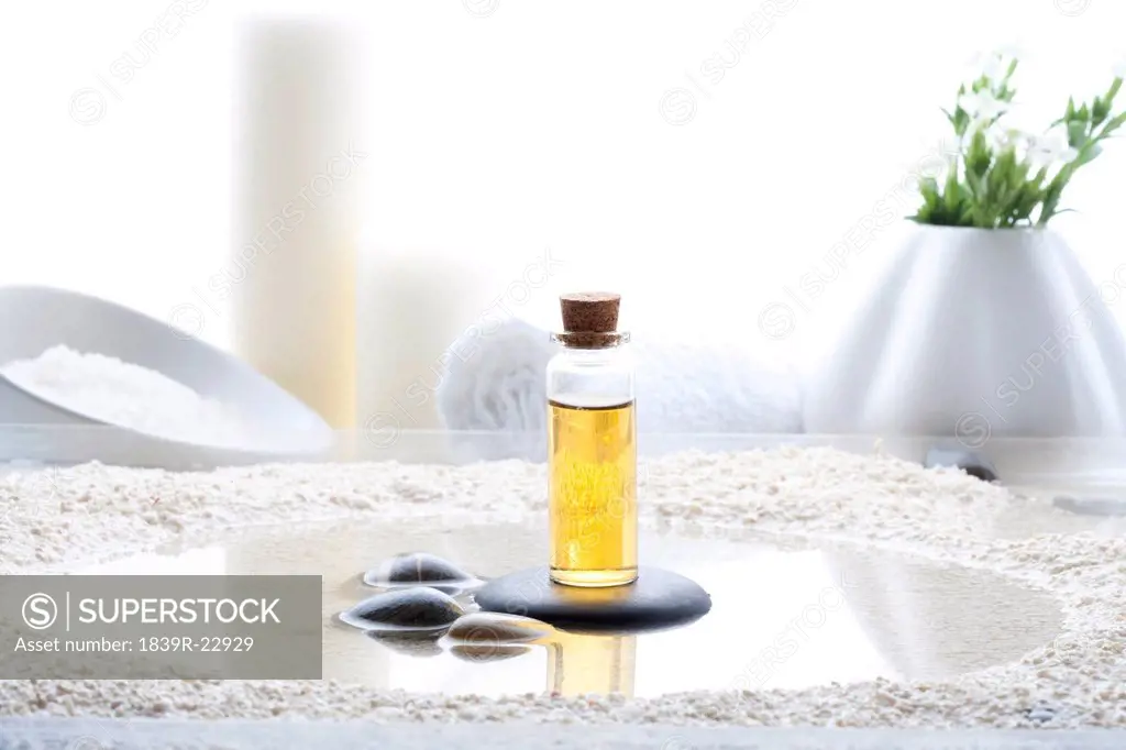 Close_up of aromatherapy oil