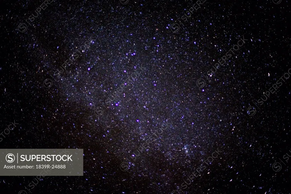 Clear night sky filled with stars in Inner Mongolia