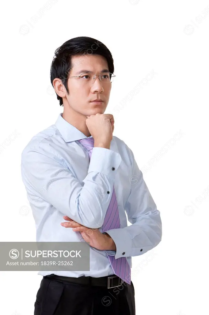 Portrait of a Pensive Businessman