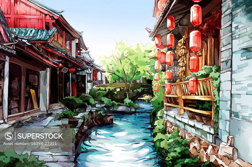 Old Chinese town__Lijiang