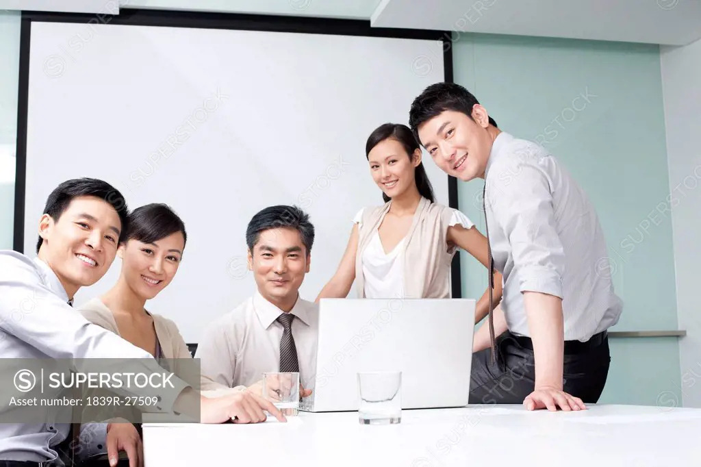 Portrait of a Confident Business Team