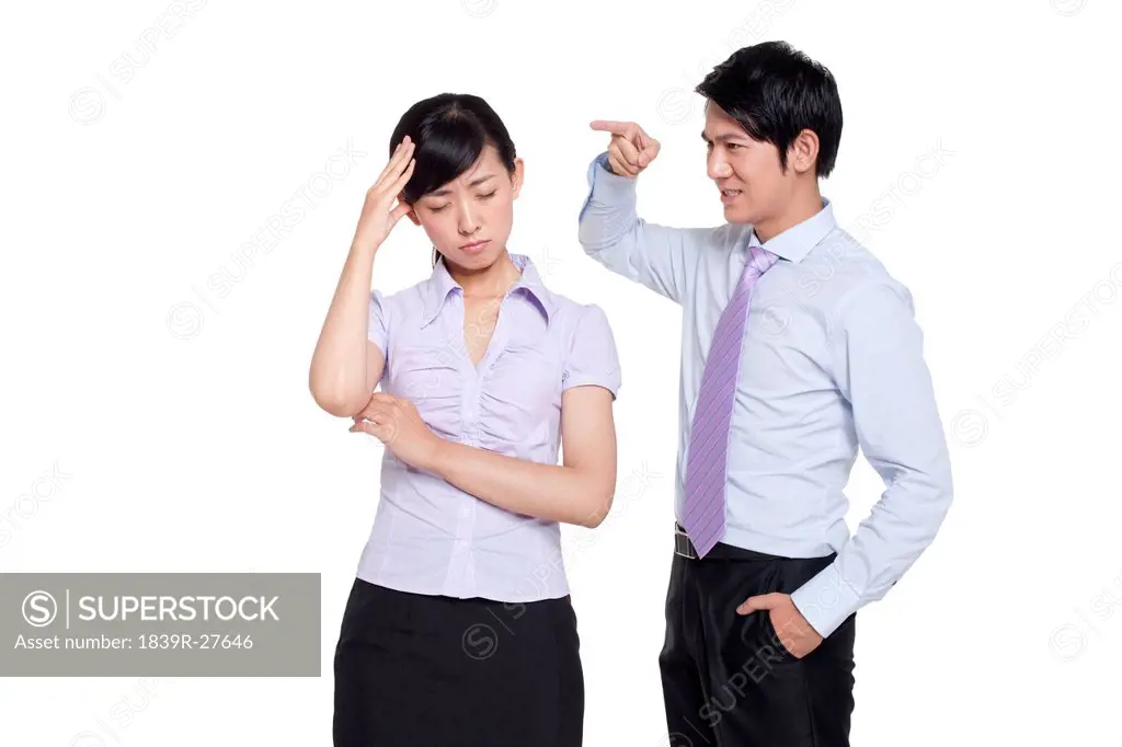 Manager Scolding Employee