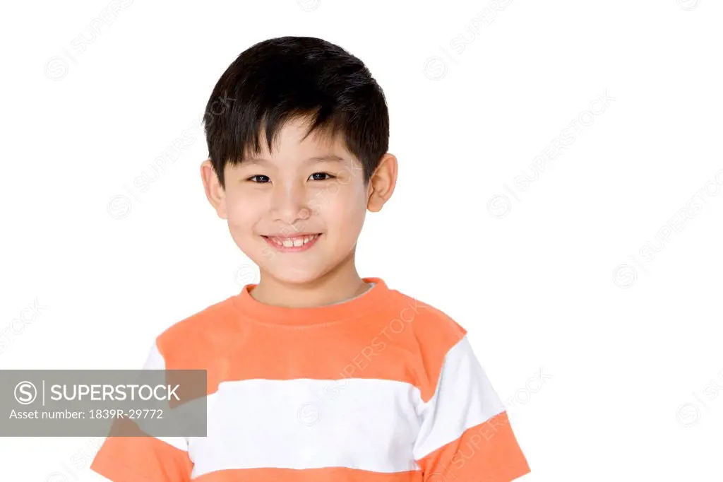 Portrait of a smiling young boy