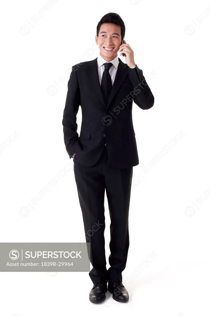 Businessman on the phone