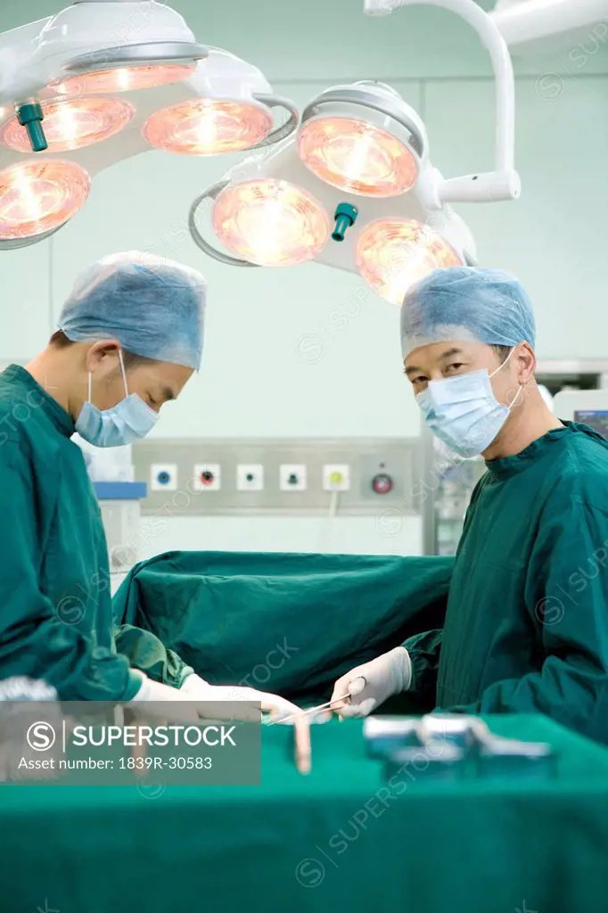 Portrait of two surgeons