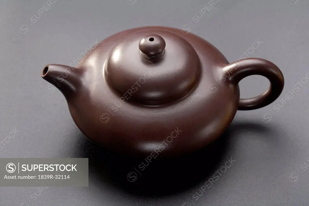 Teapot on a Black Background