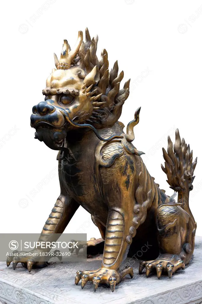 Chinese kylin sculpture
