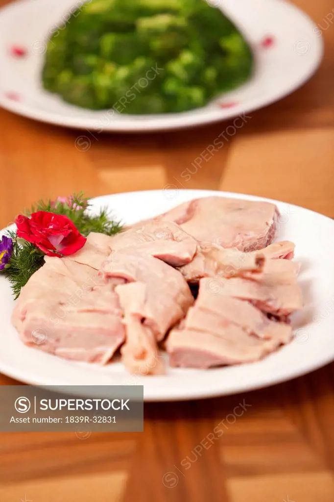 Sliced cold chicken, Chinese dish
