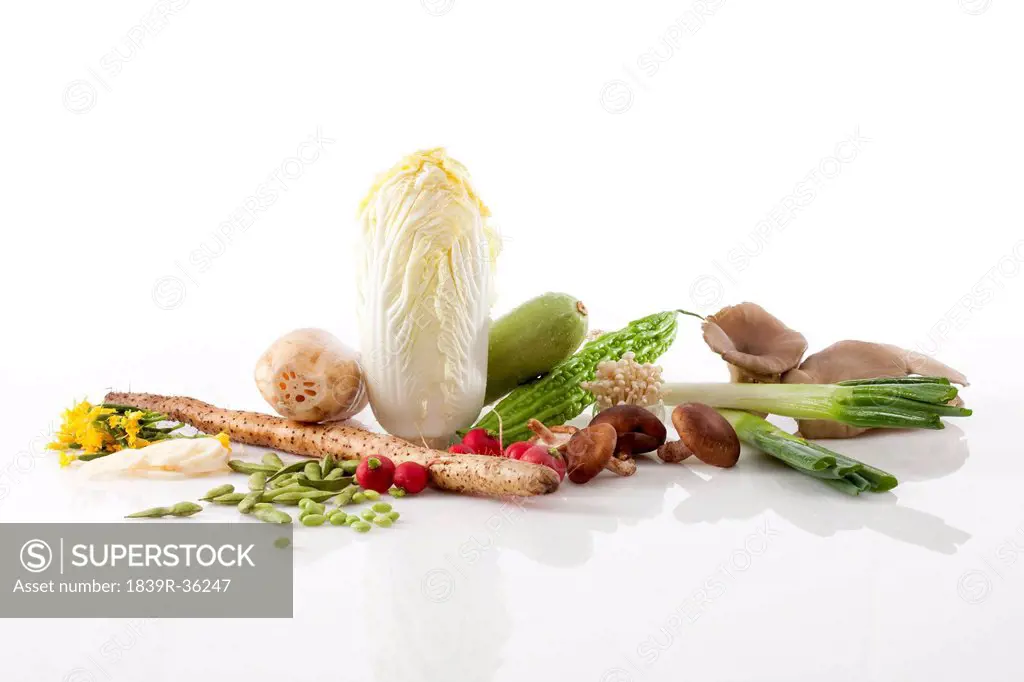 Various fresh vegetables