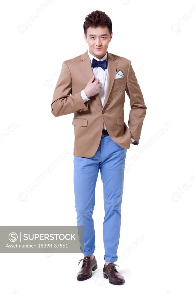 Confident businessman stylishly dressed