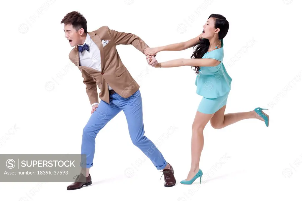 Young couple having a fight